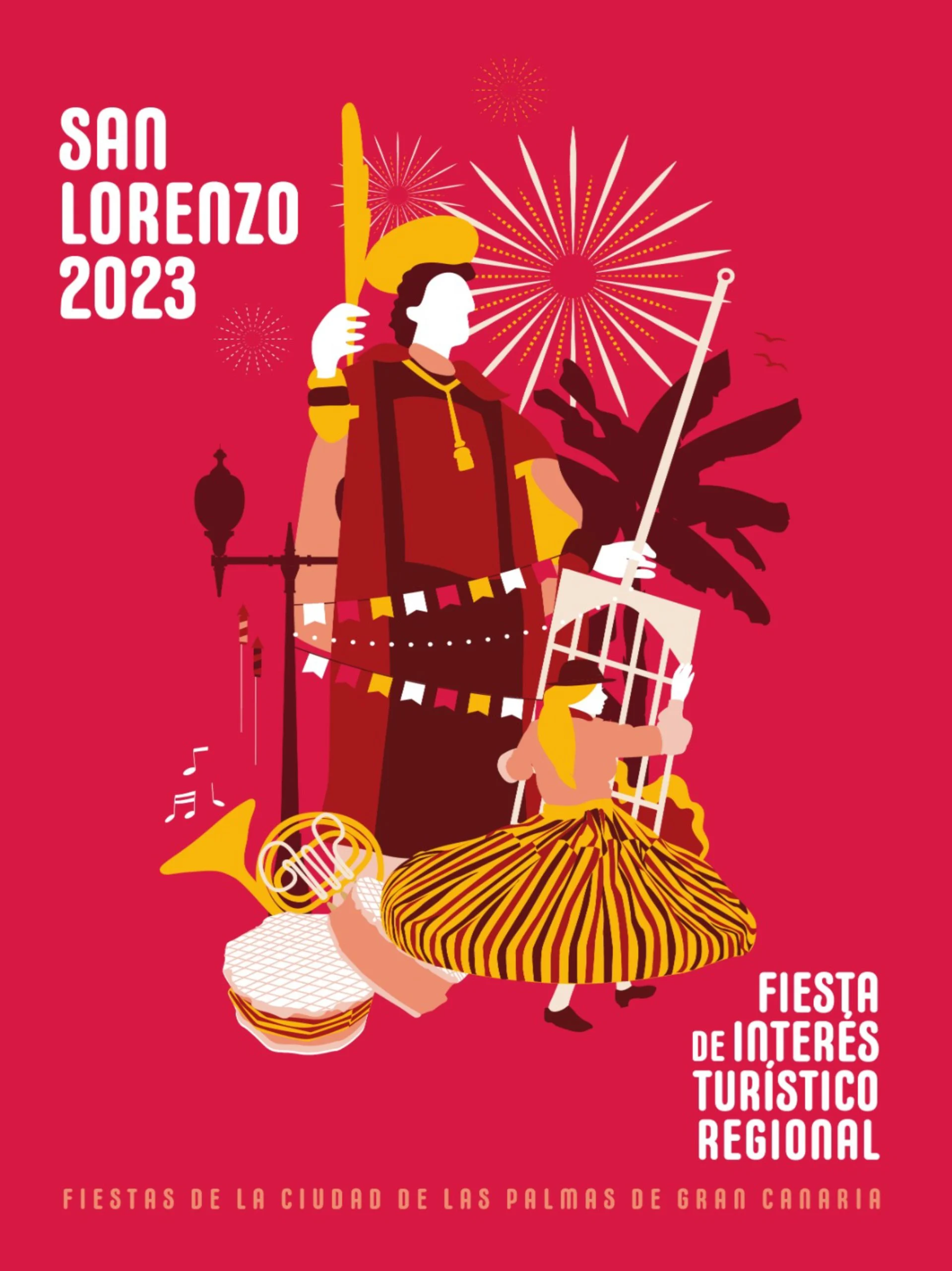 Cartel oficial Fiestas de San Lorenzo 2023